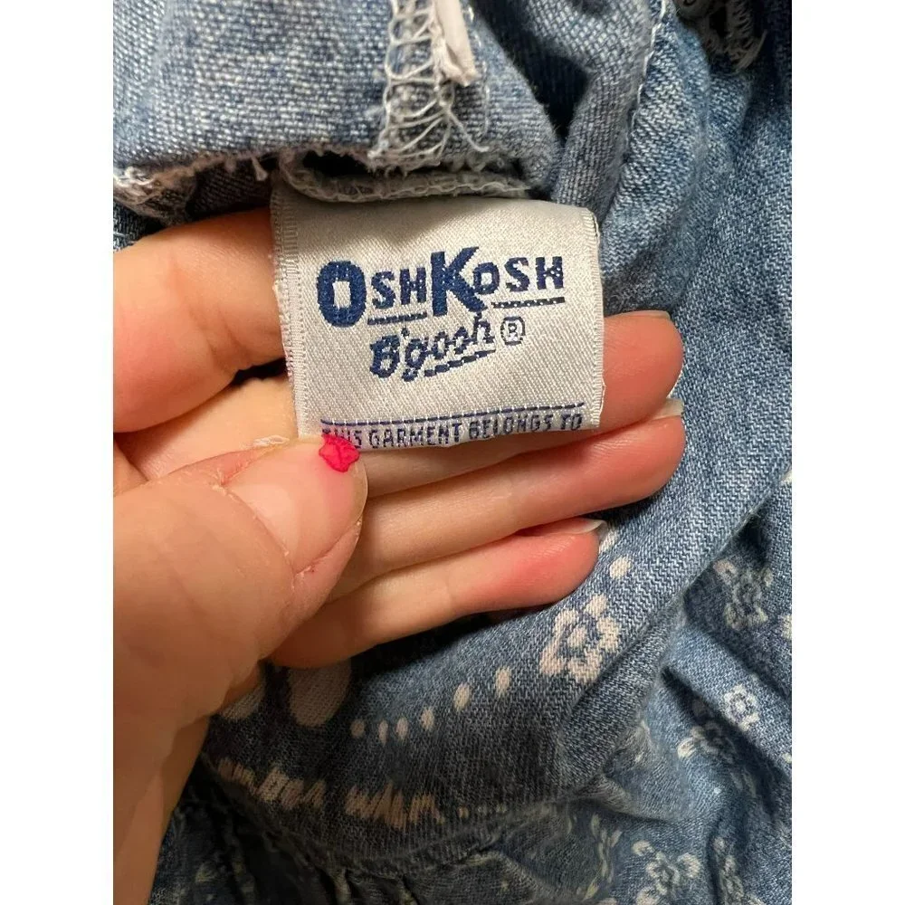 Oshkosh B'Gosh‎ | Vintage Denim Dress Teddy Bear Sz 5